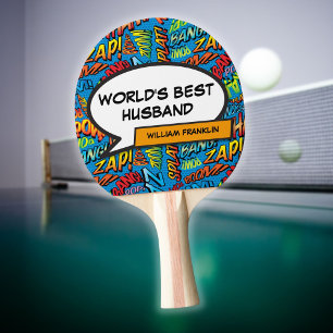 Pala De Ping Pong Mundos geniales Mejor marido moderno divertido