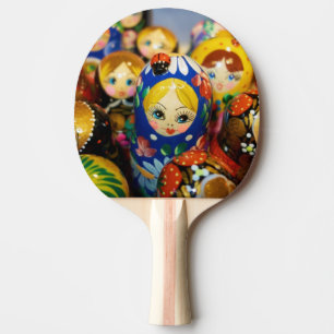 Pala De Ping Pong Muñecas Rusas Apilables