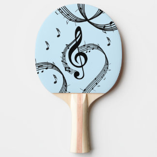 Pala De Ping Pong Música Climactic G Clef Blue