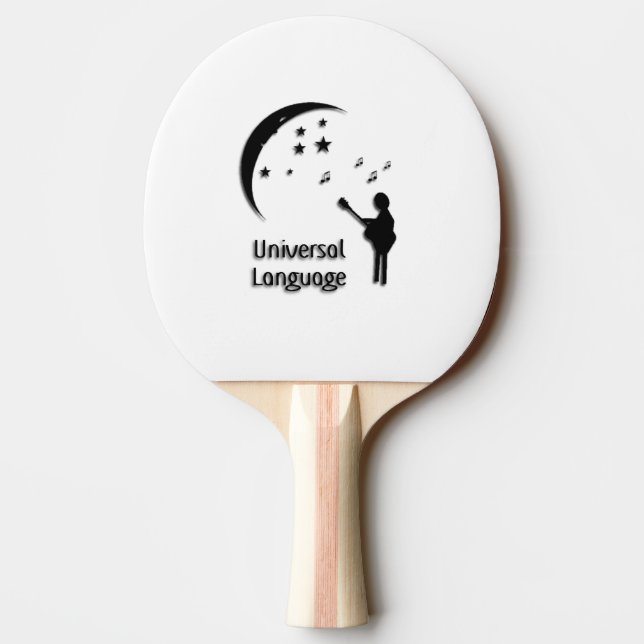 Pala De Ping Pong Música del lenguaje universal (Reverso)
