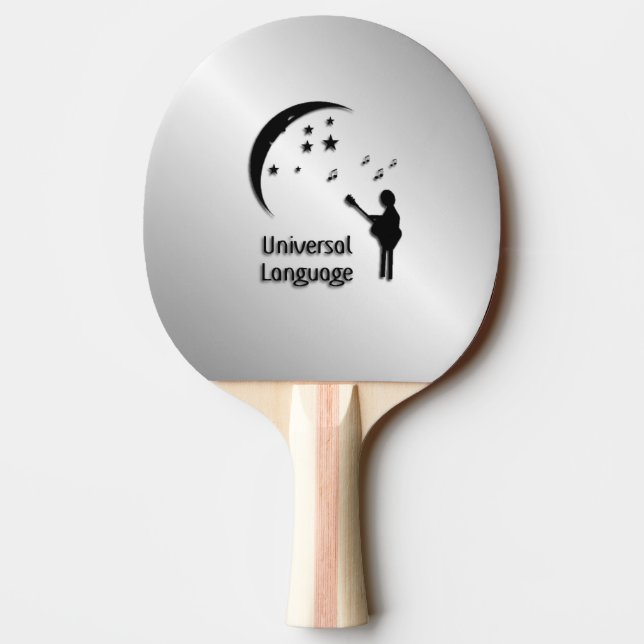 Pala De Ping Pong Música del lenguaje universal (Reverso)