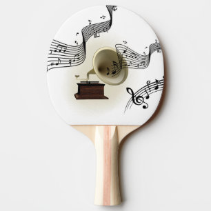 Pala De Ping Pong Música y diseño de gramófono