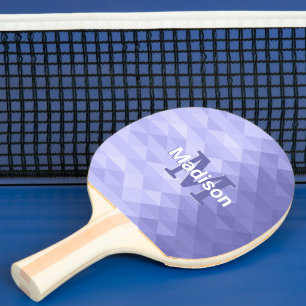 Pala De Ping Pong Muy peri cuadrado de geometría triangular púrpura 