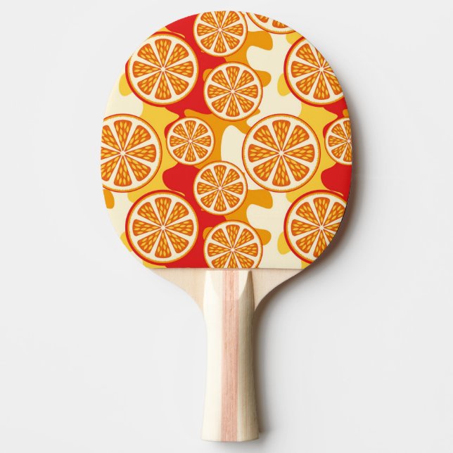 Pala De Ping Pong Naranja (Anverso)