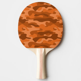 Pala De Ping Pong Naranja Español Camuflaje Monocolor Béisbol