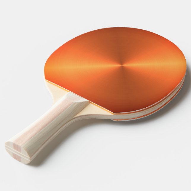 Pala De Ping Pong Naranja Rust Shine (Ángulo frontal)