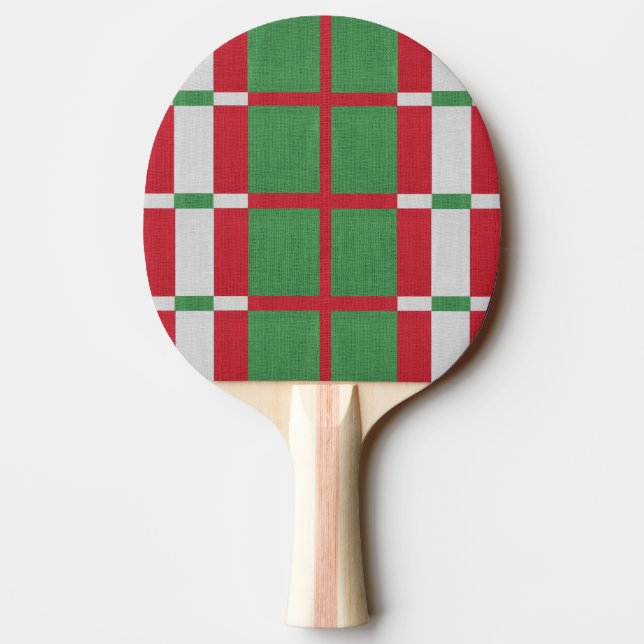 Pala De Ping Pong Navidades a rayas (Reverso)