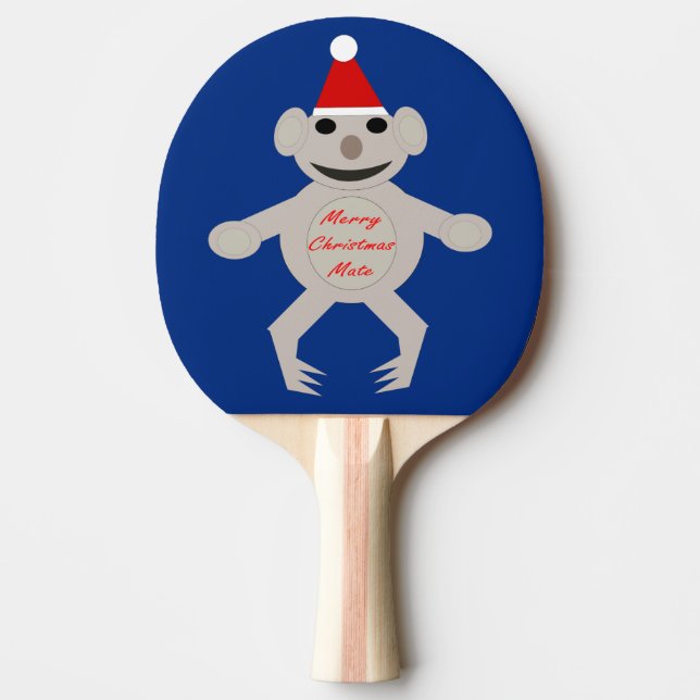 Pala De Ping Pong Navidades australianos Koala Bear Ping Pong Paddle (Anverso)