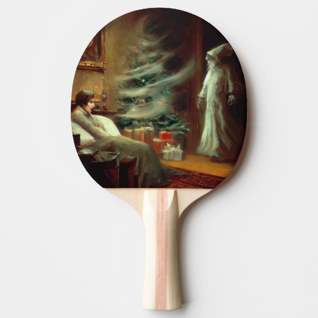 Pala De Ping Pong Navidades Carol Fantasma del presente navideño (Anverso)