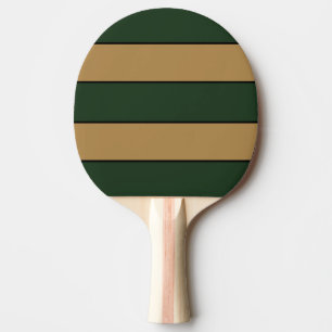 Pala De Ping Pong Navidades Clásicos Bandas Verdes Y Oro