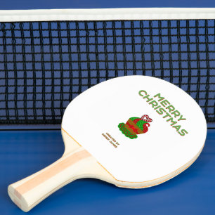 Pala De Ping Pong Navidades Cupcake Ping Pong Paddle