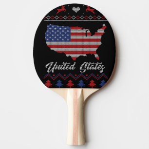 Pala De Ping Pong Navidades de Estados Unidos