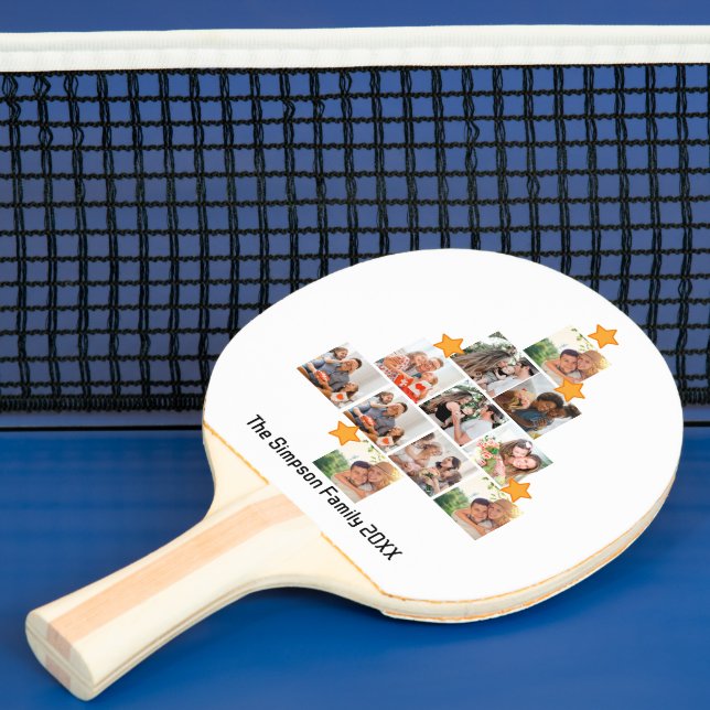 Pala De Ping Pong Navidades de familias divertidas personalizadas 11 (in situ)