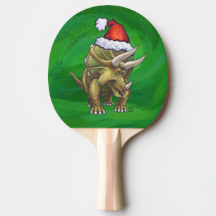 Pala De Ping Pong Navidades de Triceratops Green