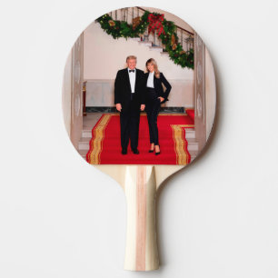 Pala De Ping Pong Navidades detienen al presidente Donald Trump y Me