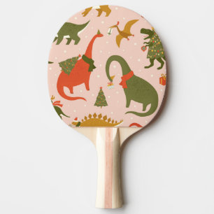 Pala De Ping Pong Navidades Dino Fiesta: Tree Rex
