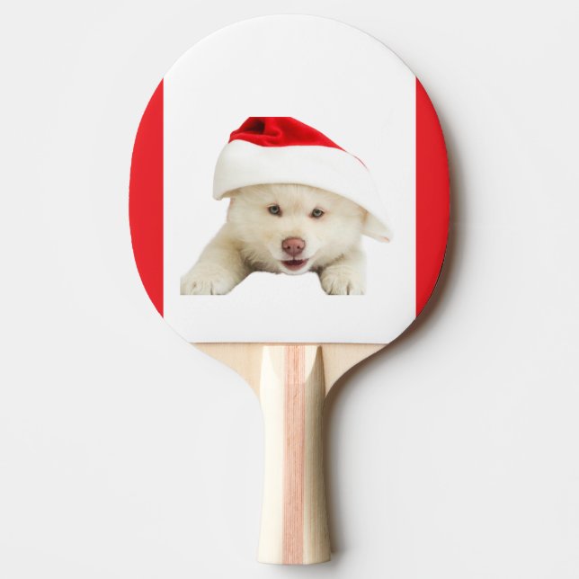 Pala De Ping Pong Navidades educados Kitten & Heart Line Art (Anverso)