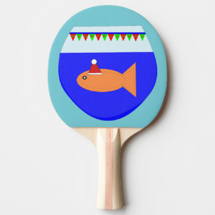 Pala De Ping Pong Navidades Fiesta Goldfish Personalizado Ping Pong 