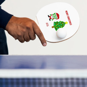 Pala De Ping Pong Navidades FrankenCheese Ping Pong Paddle