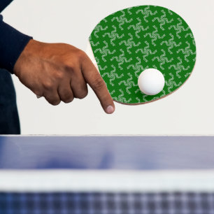 Pala De Ping Pong Navidades Garland Green, decoración de Navidades