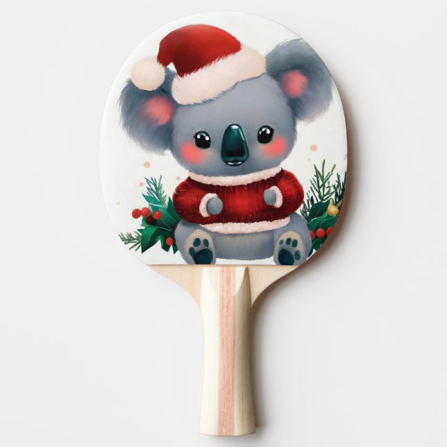 Pala De Ping Pong Navidades Koala (3) (Anverso)