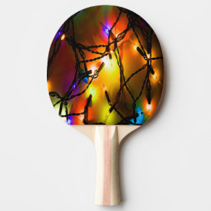 Pala De Ping Pong Navidades Luces Espíritu Regalo Mágico