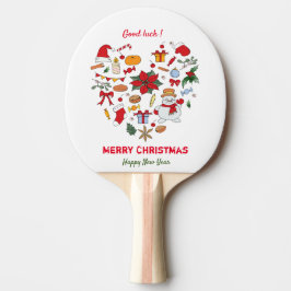 Pala De Ping Pong Navidades minimalistas y la fiesta del Año Nuevo