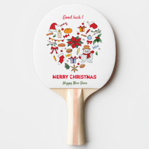 Pala De Ping Pong Navidades minimalistas y la fiesta del Año Nuevo