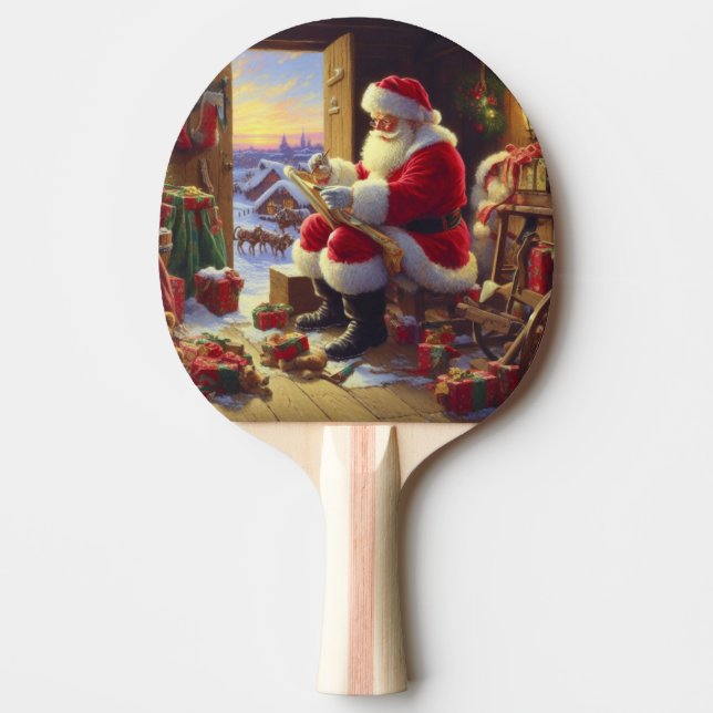 Pala De Ping Pong Navidades Santa Claus 2 (Anverso)