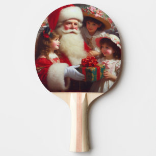 Pala De Ping Pong Navidades Santa con niños 1