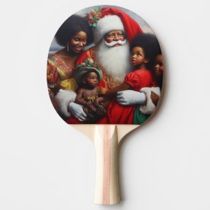 Pala De Ping Pong Navidades Santa con niños 7