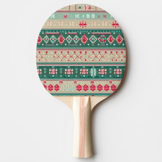 Pala De Ping Pong Navidades Suéter Feo (2) (Anverso)