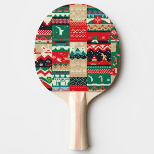 Pala De Ping Pong Navidades Suéter Feo (8)