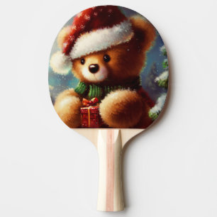 Pala De Ping Pong Navidades Teddy Bear (2)