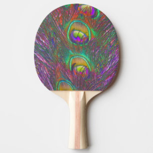 Pala De Ping Pong Navidades Tinsel Peacock Feathers