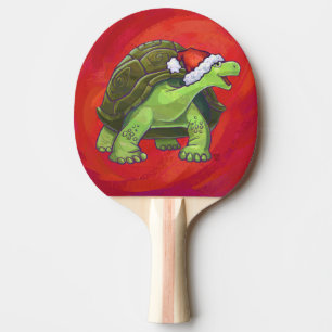 Pala De Ping Pong Navidades Tortoise En Rojo