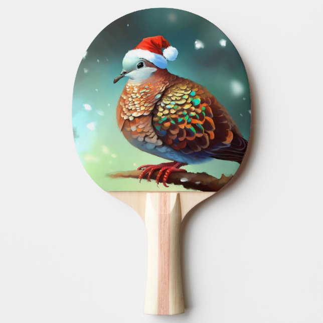 Pala De Ping Pong Navidades Turtle Dove (3) (Anverso)