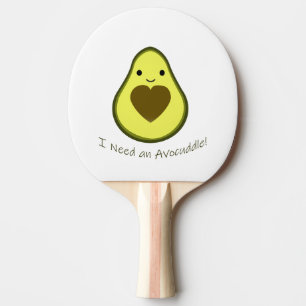 Pala De Ping Pong Necesito un aguacate de Avocuddle Cute Kawaii