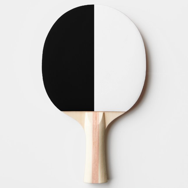 Pala De Ping Pong Negro y blanco (Anverso)