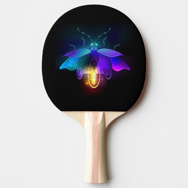 Pala De Ping Pong Neon Firefly en negro (Anverso)