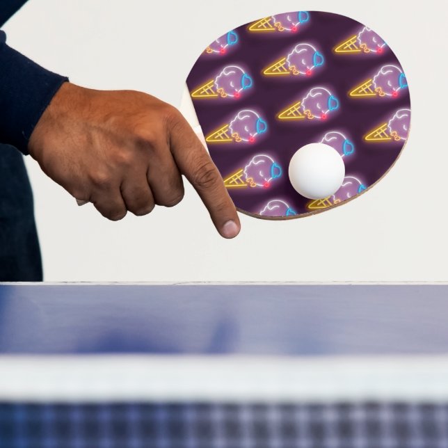 Pala De Ping Pong Neon Ice Cream Dog (in situ)