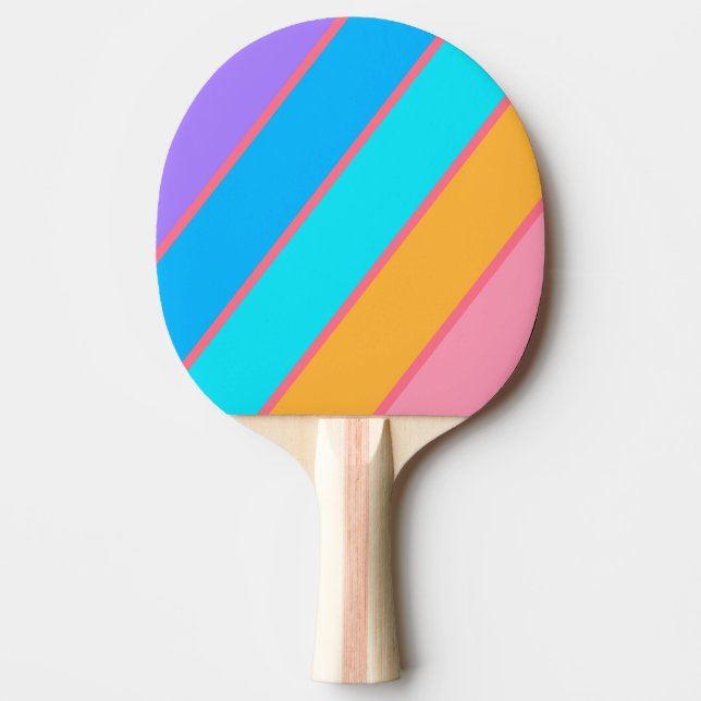 Pala De Ping Pong Neon Sunrise 80’s Bold Striped (Anverso)