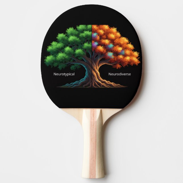 Pala De Ping Pong Neurotípico vs. Neurodiverso (Anverso)