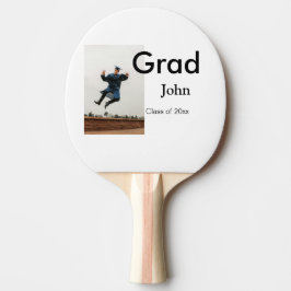 Pala De Ping Pong niño añadir nombre fecha año texto felicitaciones 