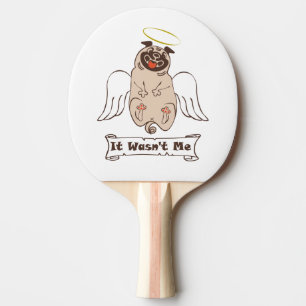 Pala De Ping Pong No fue una cita graciosa de ángel pug de mí