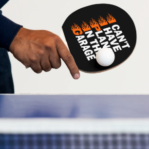 Pala De Ping Pong No puedo tener planes en el vagón de Garage