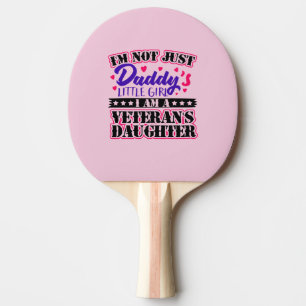 Pala De Ping Pong No solo el Chica de papá - hija de veterano