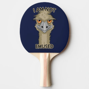 Pala De Ping Pong No soy retruécano divertido del Emu de Emused