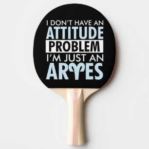 Pala De Ping Pong No tengo un Aries de Actitud