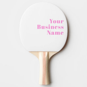 Pala De Ping Pong Nombre comercial editable moderno o nombre y apell